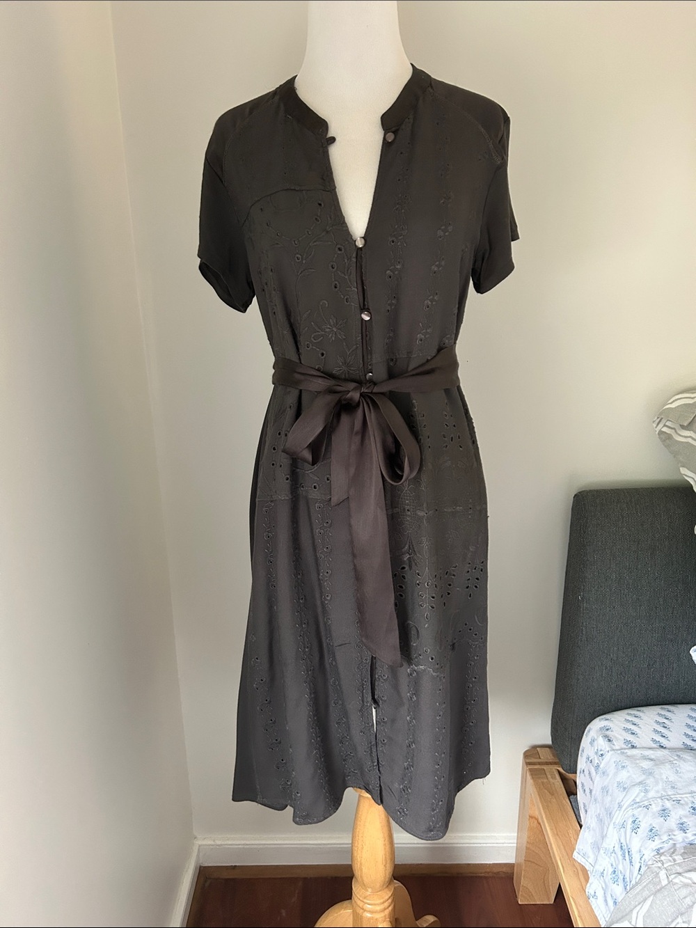 Anthropologie Tiny brand small dress grey